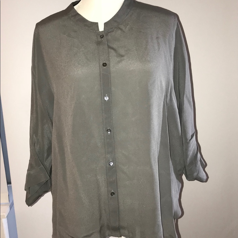 NWT Poetry Silk Crepe - De - Chine Blouse Size 14 - Picture 1 of 4